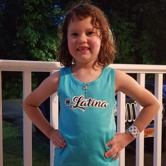 TANK TOP "#LATINA" FOR GIRLS - Picture 1 of 4